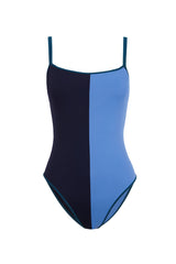 TRAJE DE BAÑO ORILLA SALITRE AZUL / MARINO