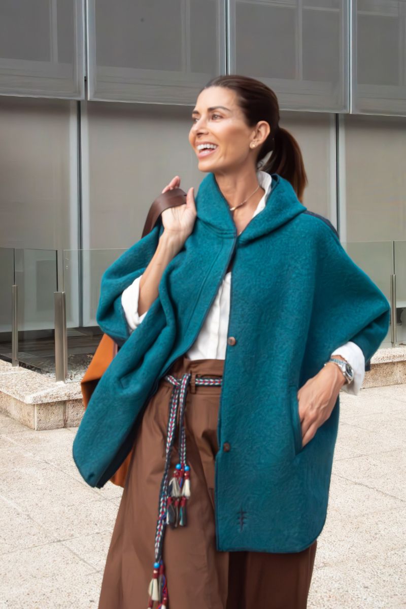 PONCHO MUR BLUISH