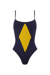 TRAJE DE BAÑO FARO ISLA AZUL MARINO