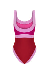 TRAJE DE BAÑO HORIZONTE ISLA FUCSIA / FRESA