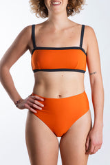 BIKINI TOP BANDEAU ISLA NARANJA