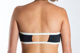 BIKINI TOP BANDEAU ISLA GRIS