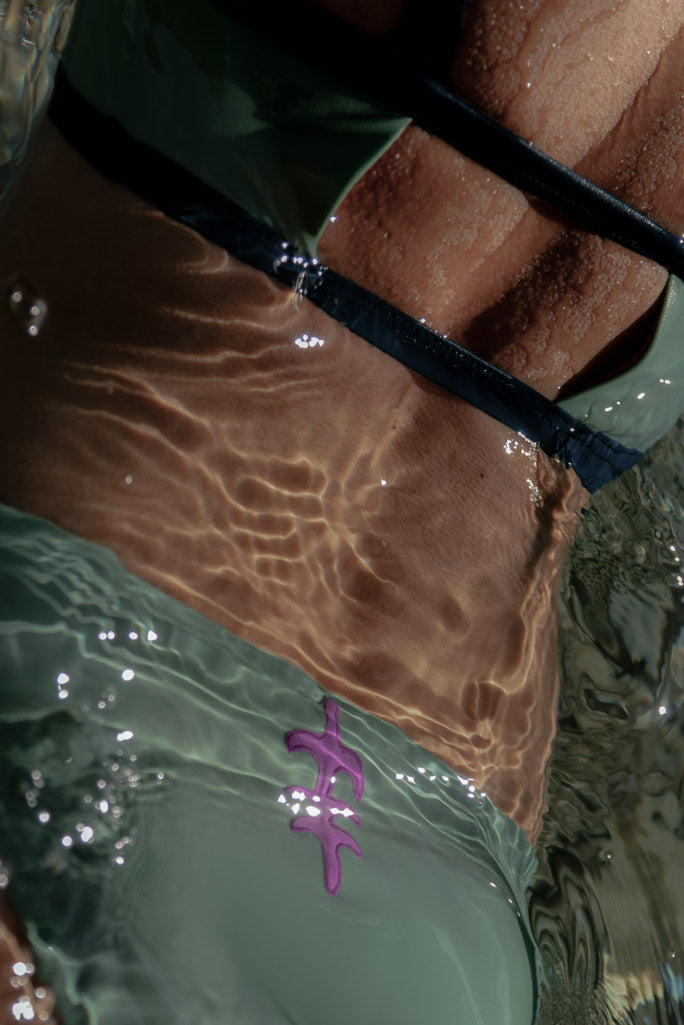 BIKINI BOTTOM NATURAL ISLA GREEN