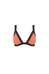 BIKINI TOP TRIANGLE ISLA NARANJA