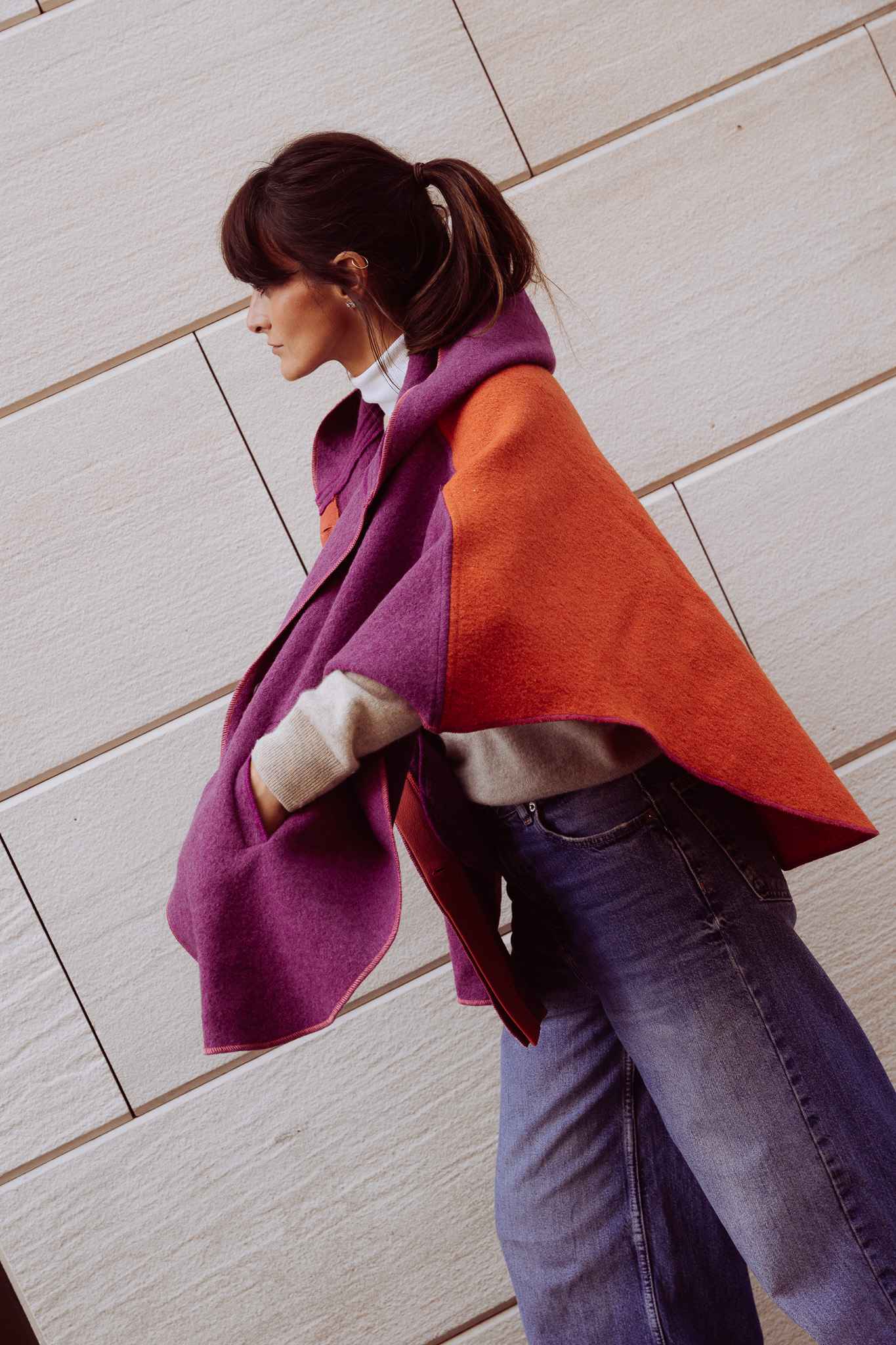 PONCHO MUR BOUGAINVILLEA