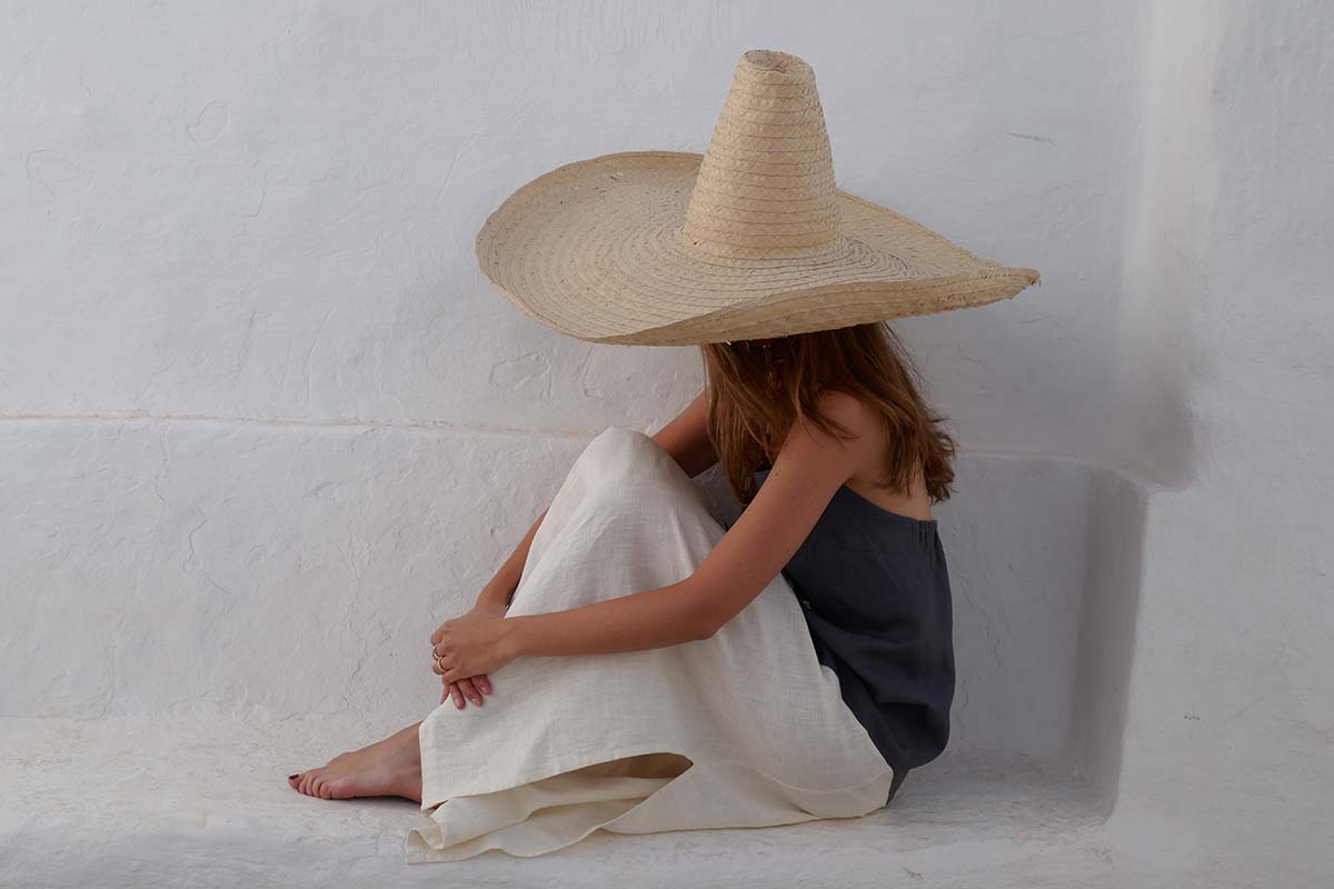 Vestido Sofía Gris/Beige