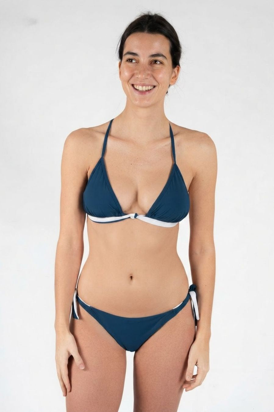 Bikini Top Knote bluish