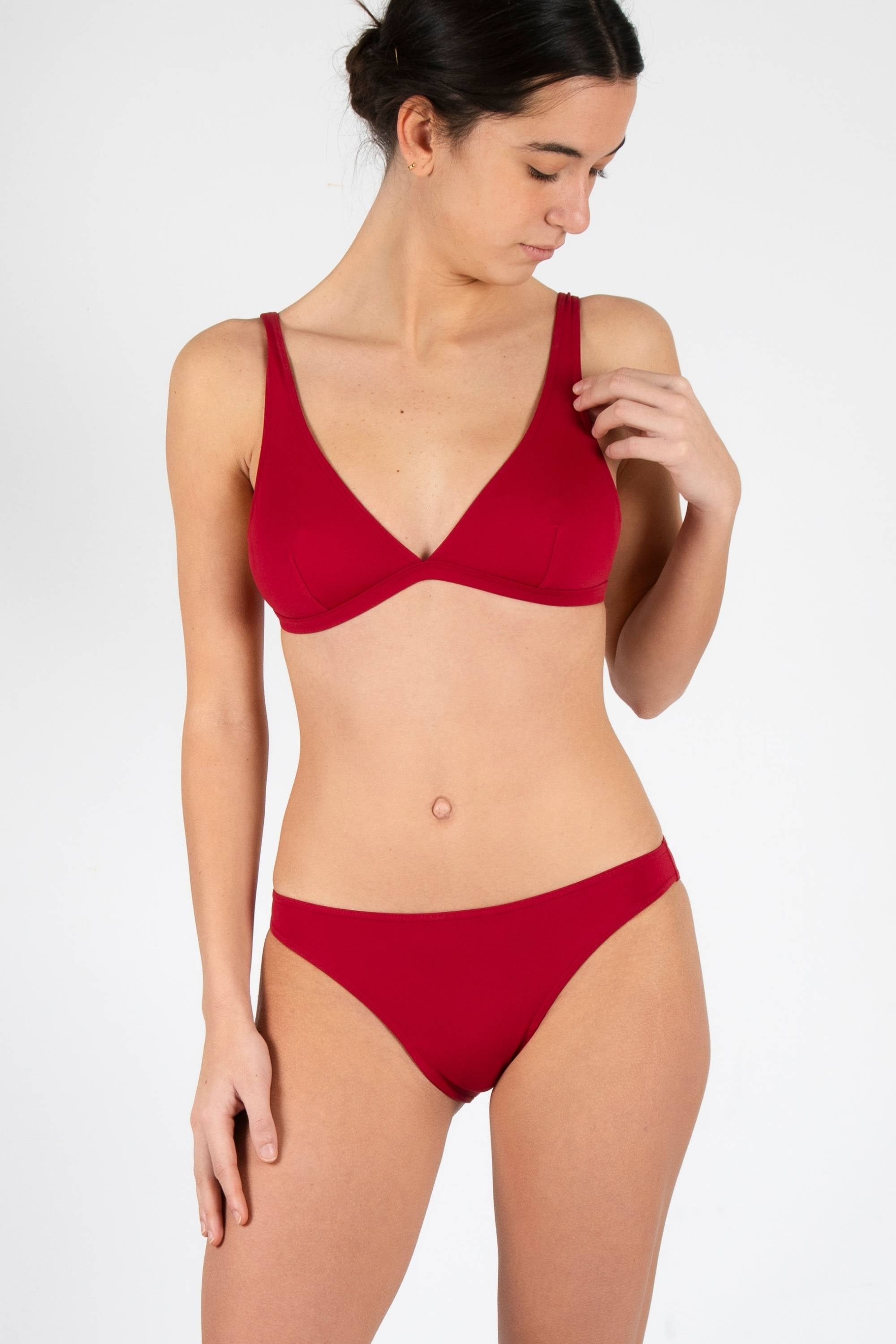 BIKINI BOTTOM TRIANGLE BIMINI STRAWBERRY