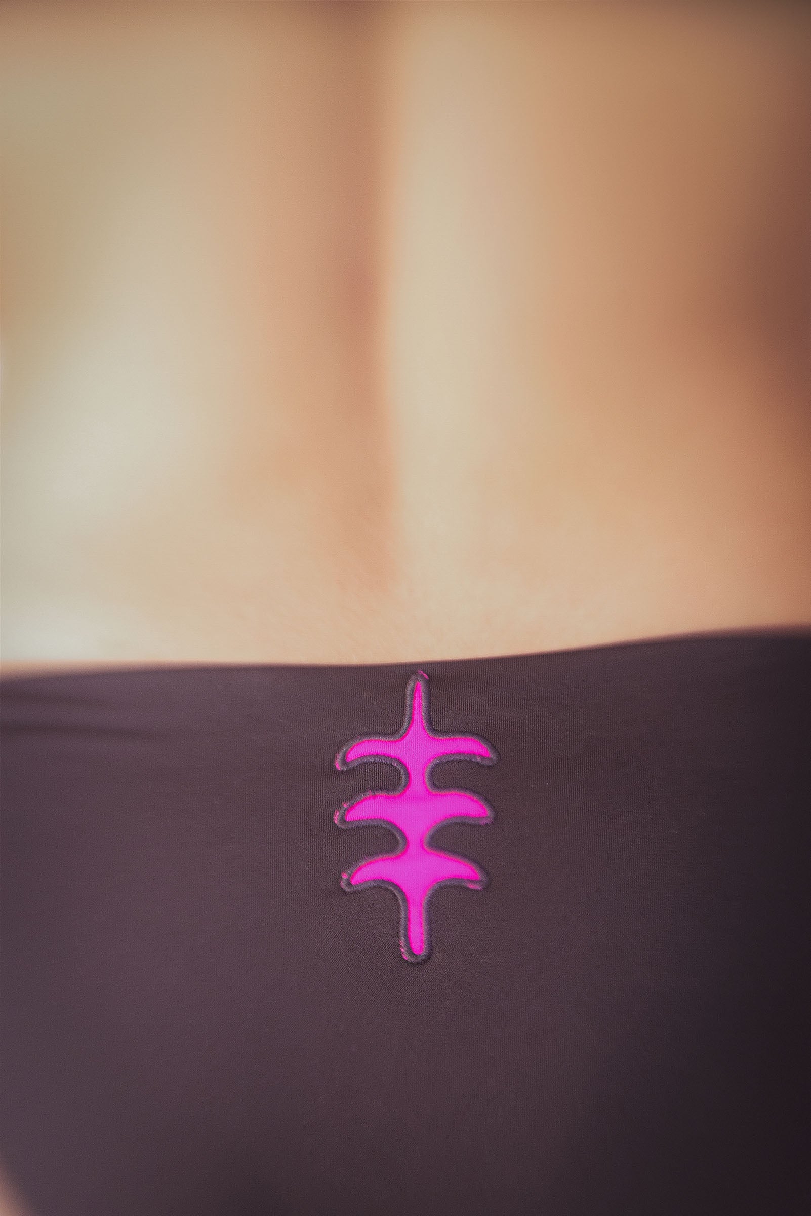 SPINE BROWN BIKINI BOTTOM