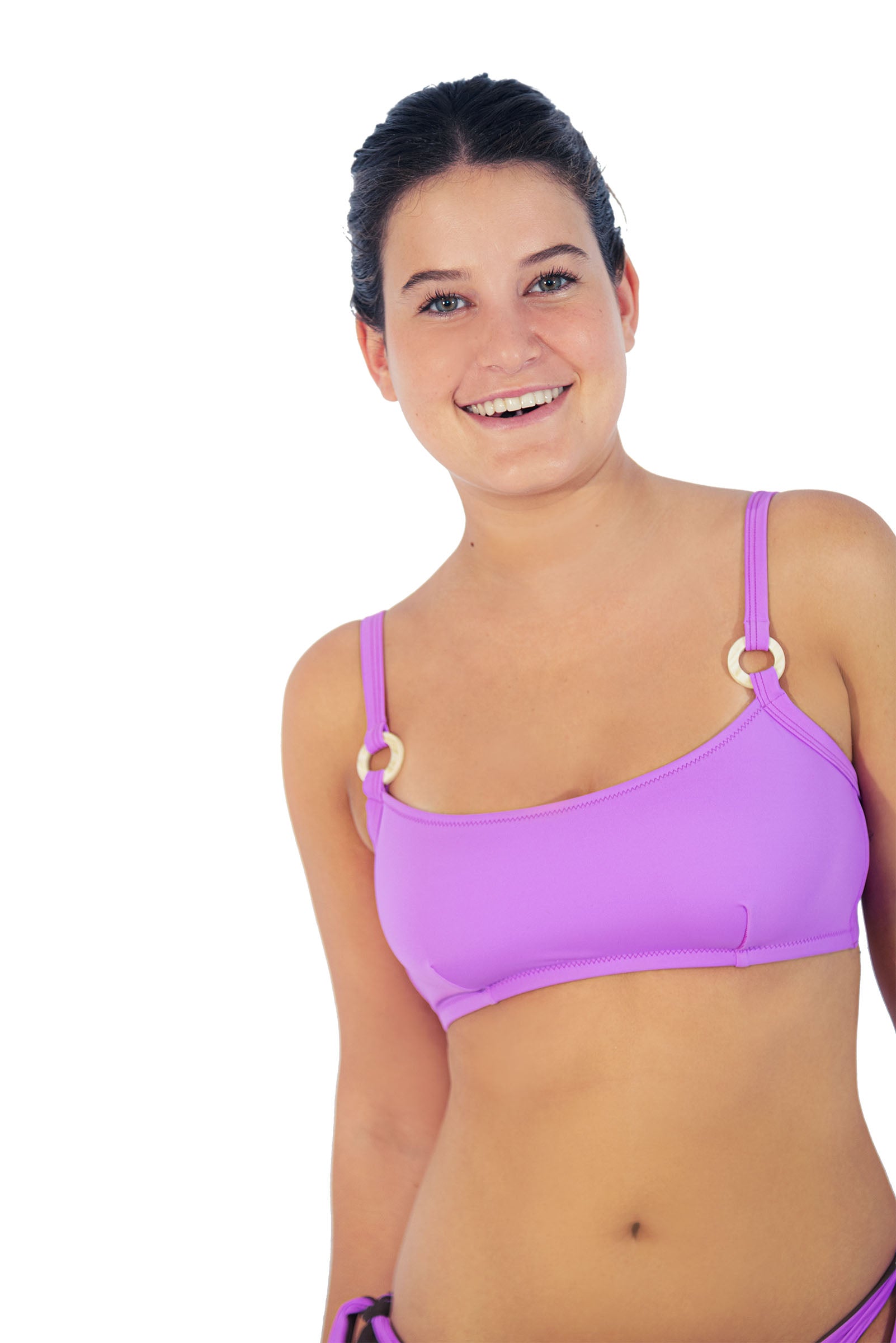 GUAMPA LILAC BIKINI TOP