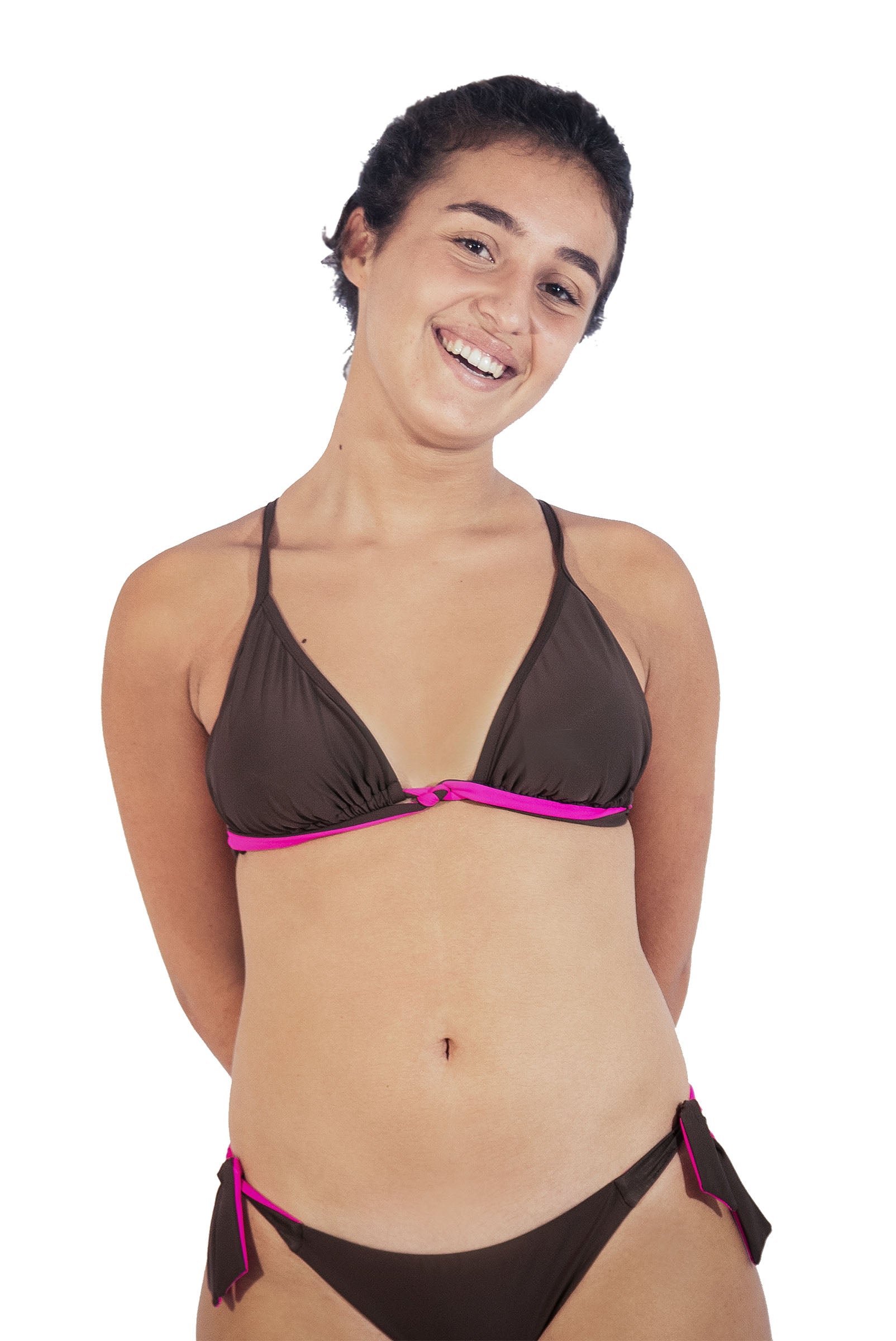 KNOTE BROWN BIKINI BOTTOM