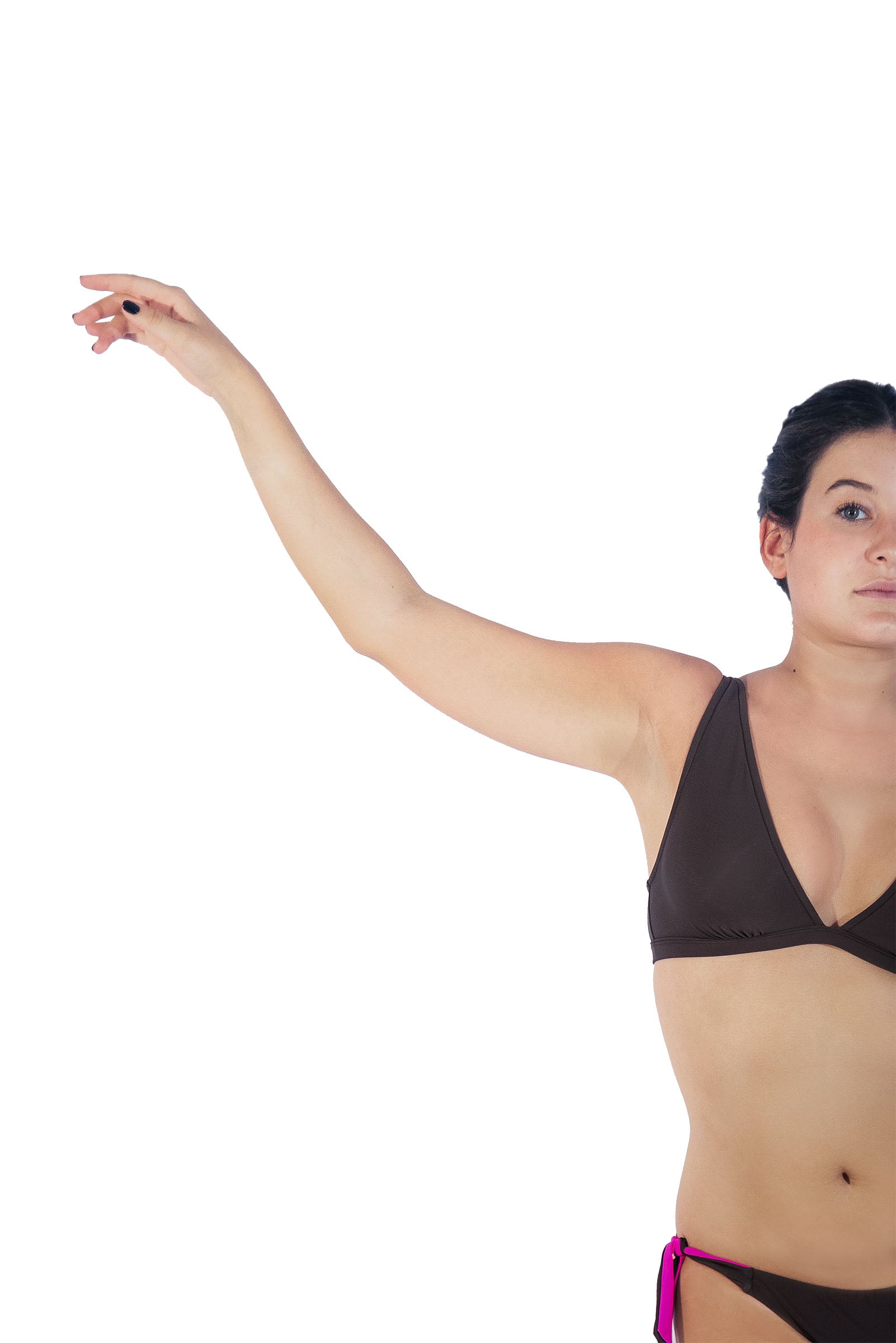 PEAK BROWN BIKINI TOP