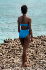 Traje de baño honor azul