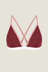 BIKINI TOP TRIÁNGULO BURDEOS