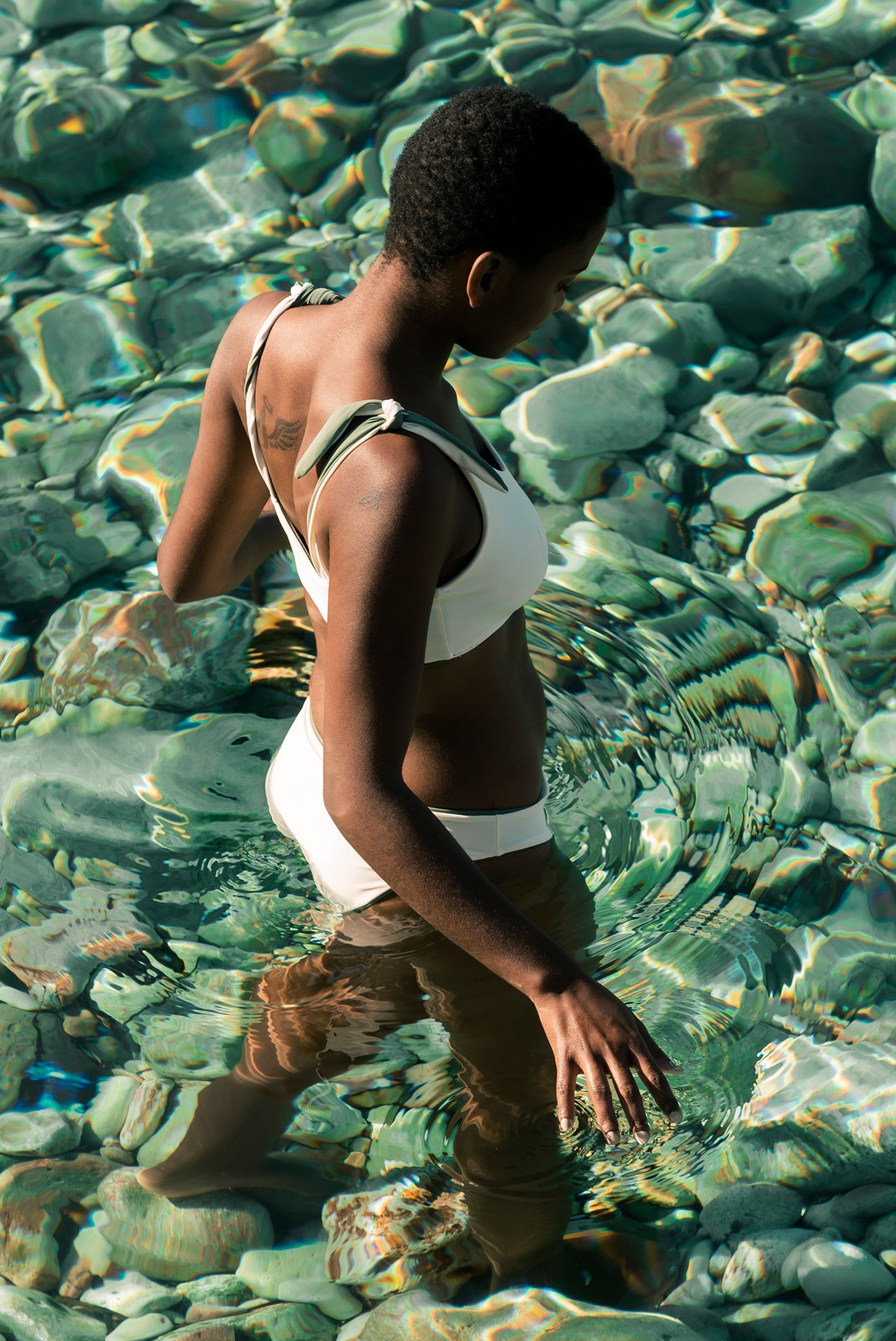 Bikini bottom natural reversible Alga