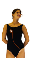 mur swimwear-bañador-Tulip negro