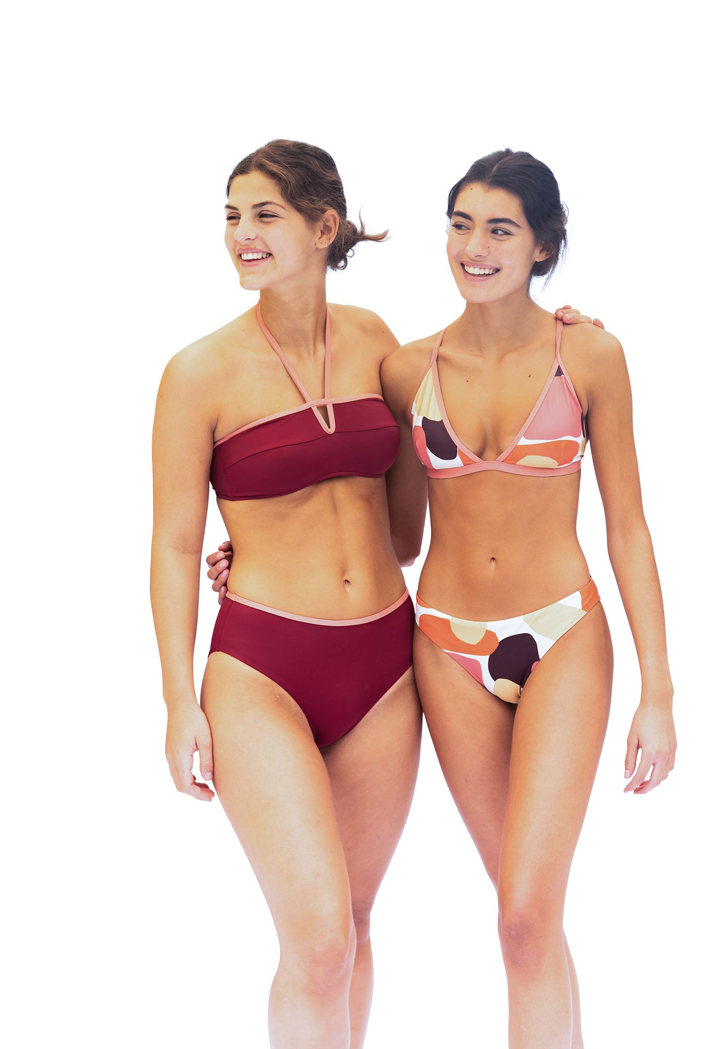 Bikini top triangulo estampado