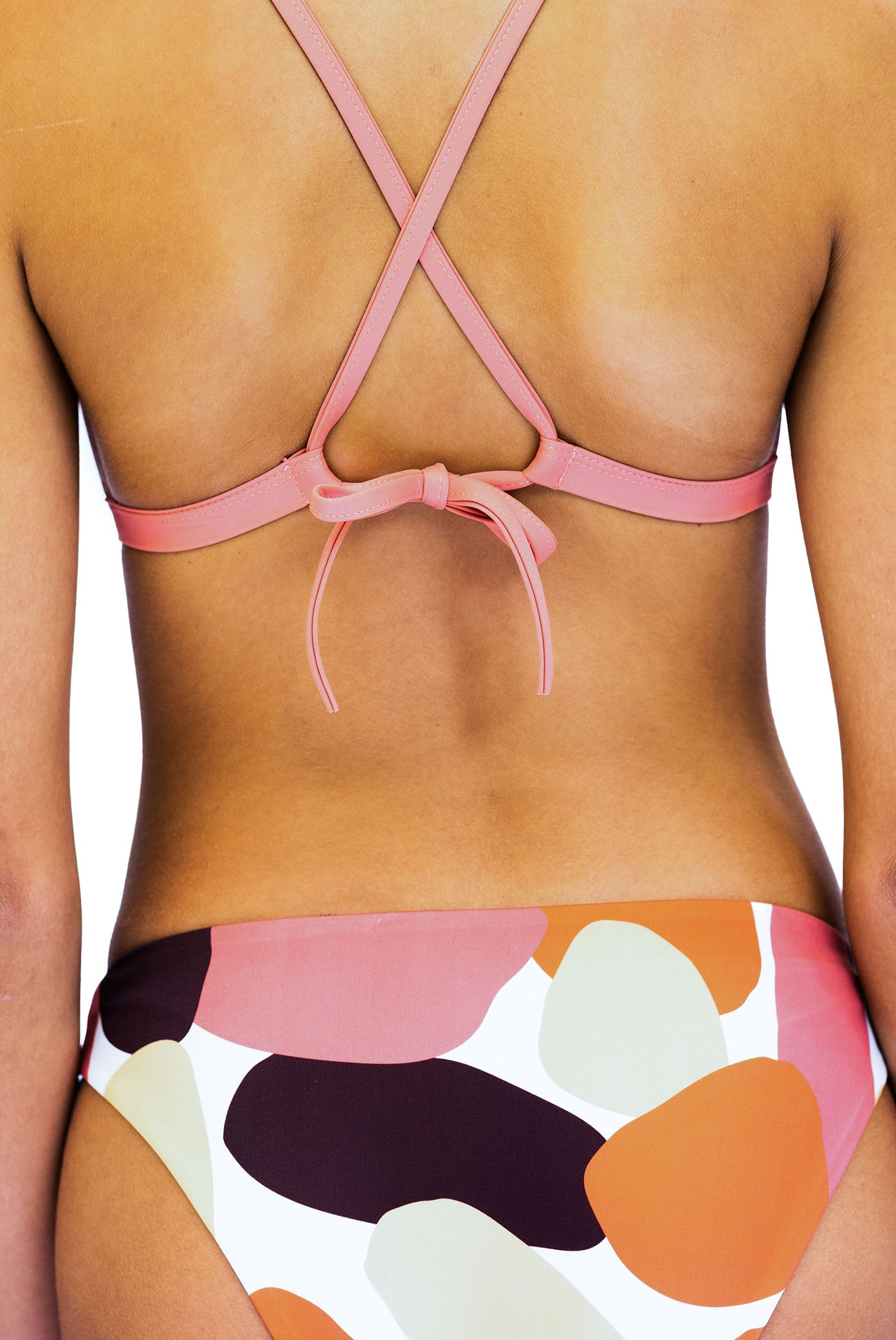 Bikini top triangulo estampado