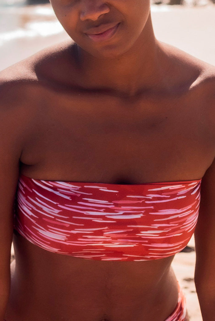 Bikini top Bandeau reversible peces