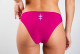 BIKINI BOTTOM NATURAL FUCHSIA