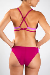 BIKINI TOP TRIANGLE FUCHSIA