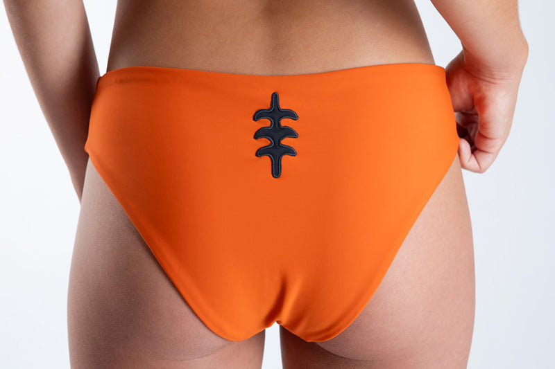 BIKINI BOTTOM NATURAL ISLA ORANGE