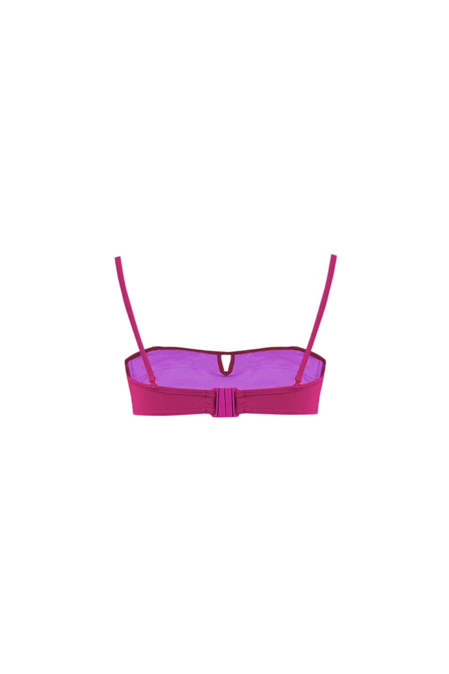BIKINI TOP BANDEAU FUCHSIA