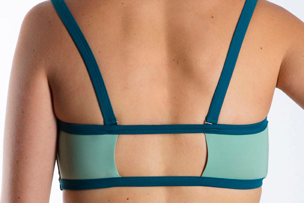 BIKINI TOP BANDEAU ISLA GREEN