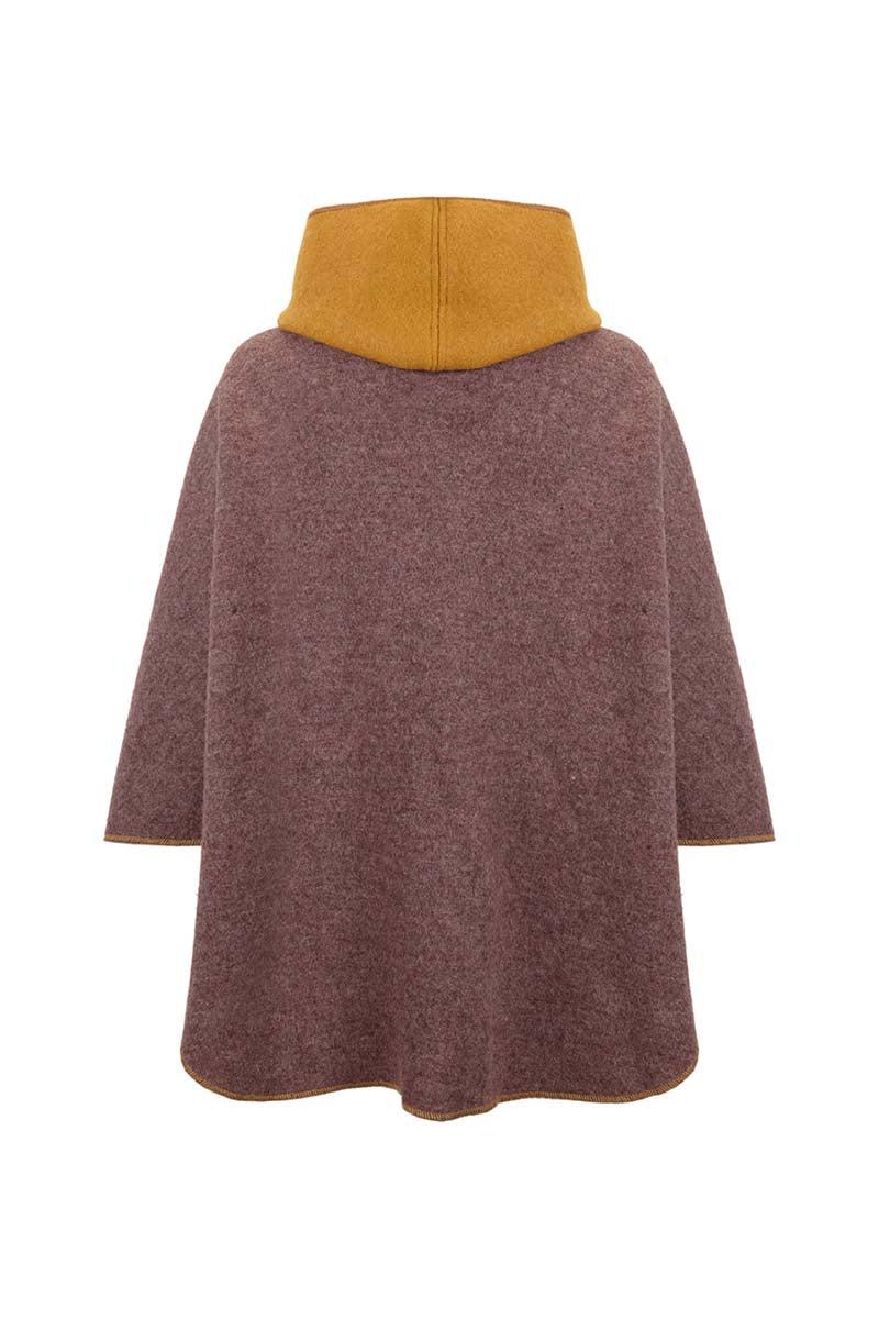PONCHO MUR MOSTAZA