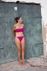 BIKINI TOP BANDEAU SALITRE FUCSIA