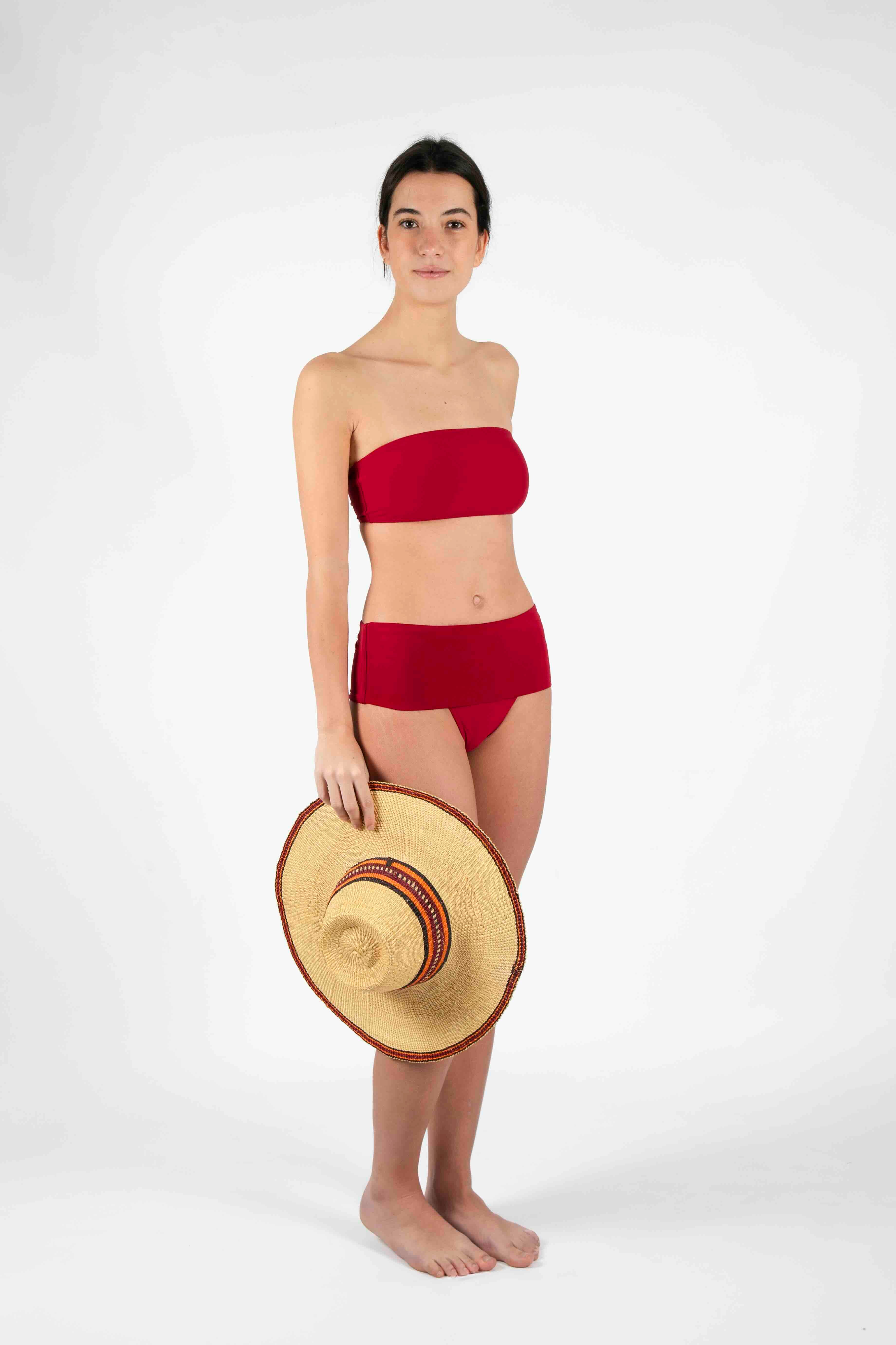 BIKINI BOTTOM ONEKINI BIMINI STRAWBERRY