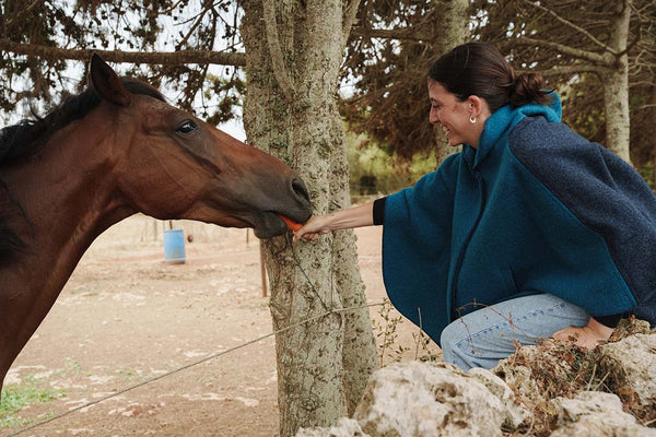 PONCHO MUR BLUISH