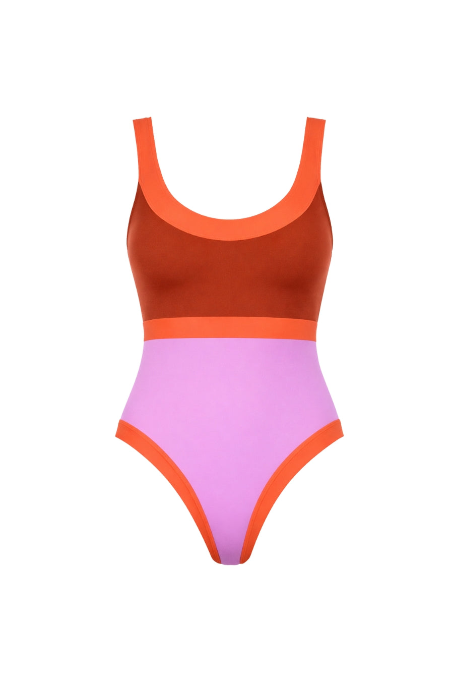 SWIMSUIT HORIZON BIMINI TERRA / LILAC / ORANGE