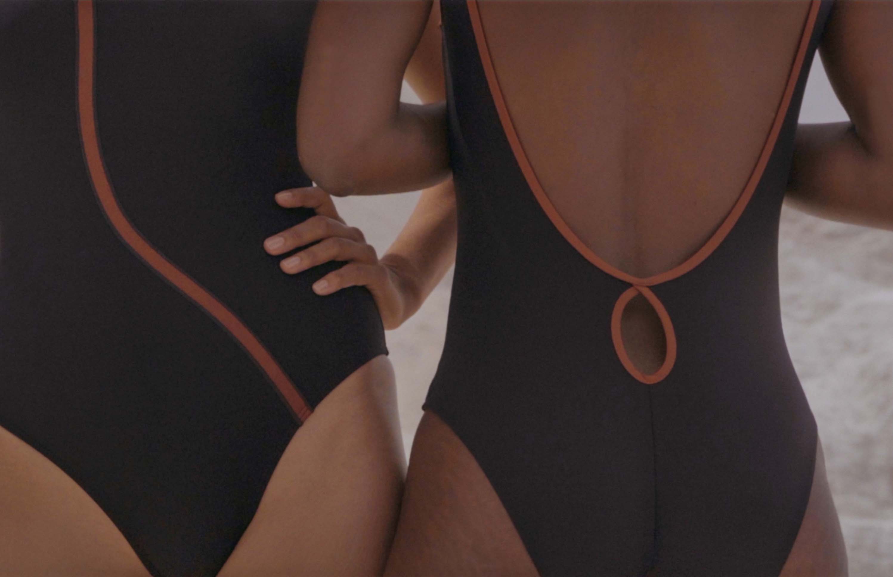 Traje de baño circle negro