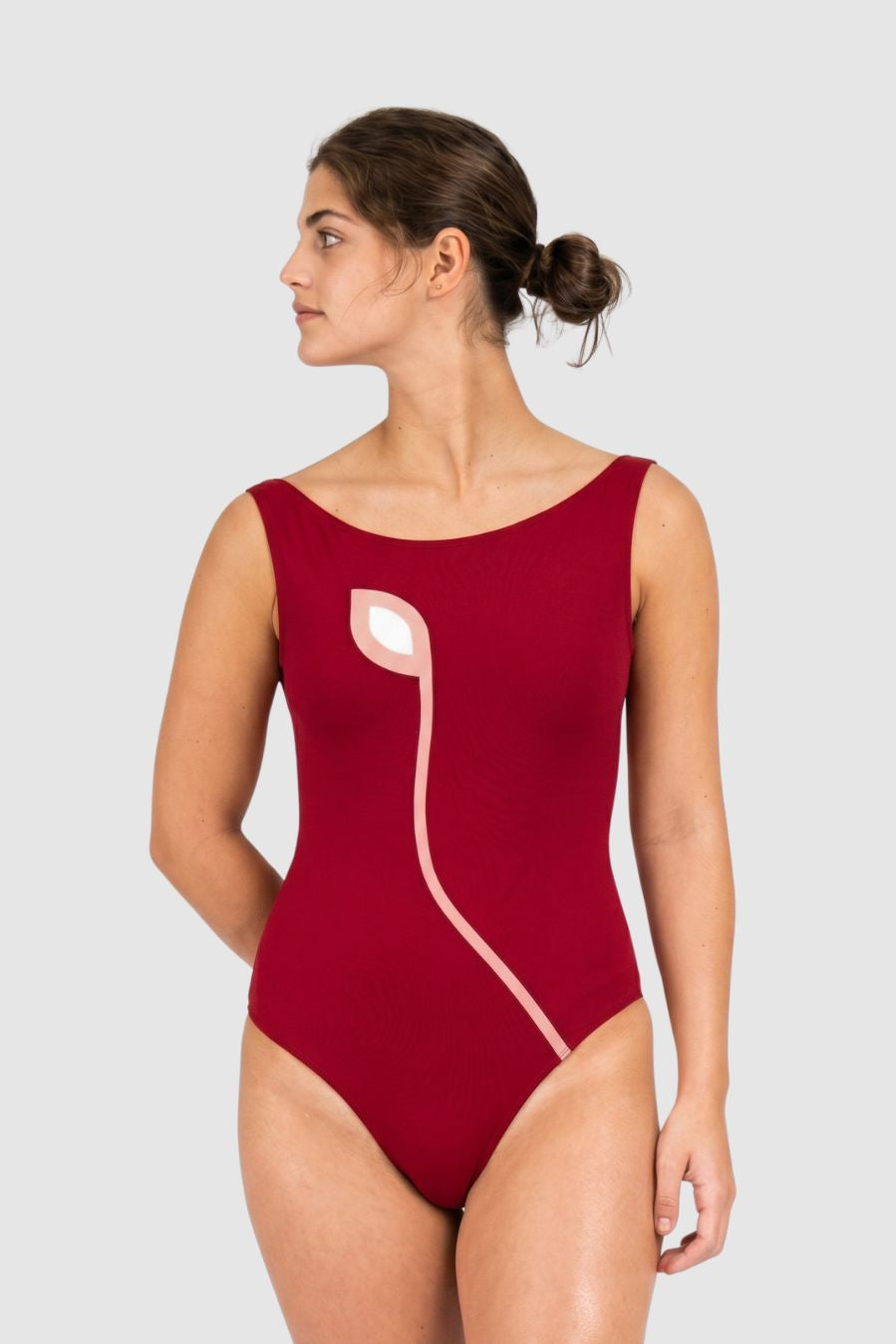 Traje de baño tulip fresa