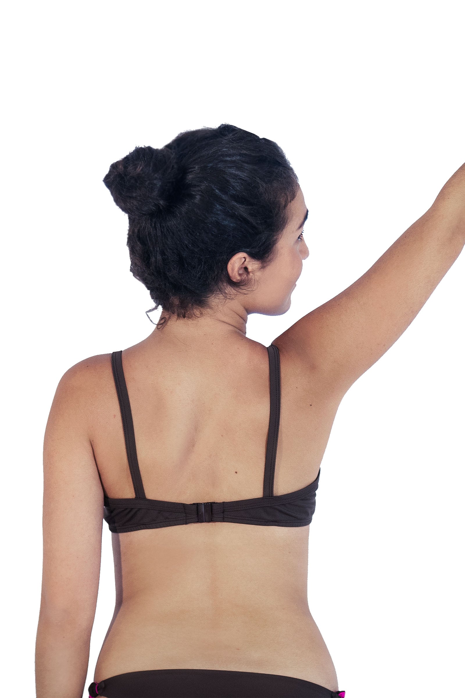 GUAMPA BROWN BIKINI TOP