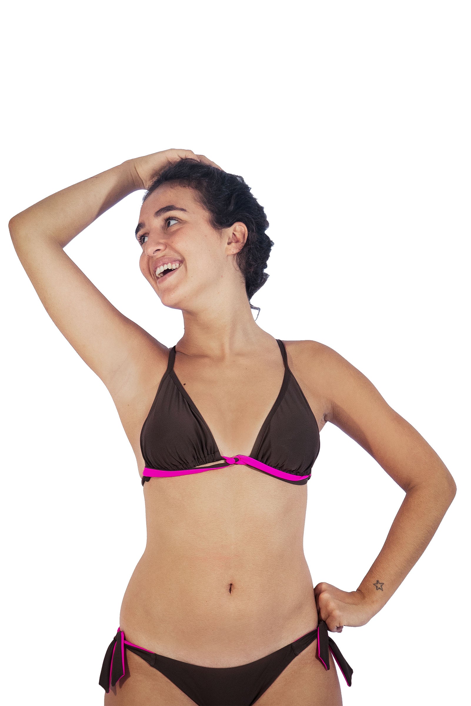 KNOTE BROWN BIKINI BOTTOM