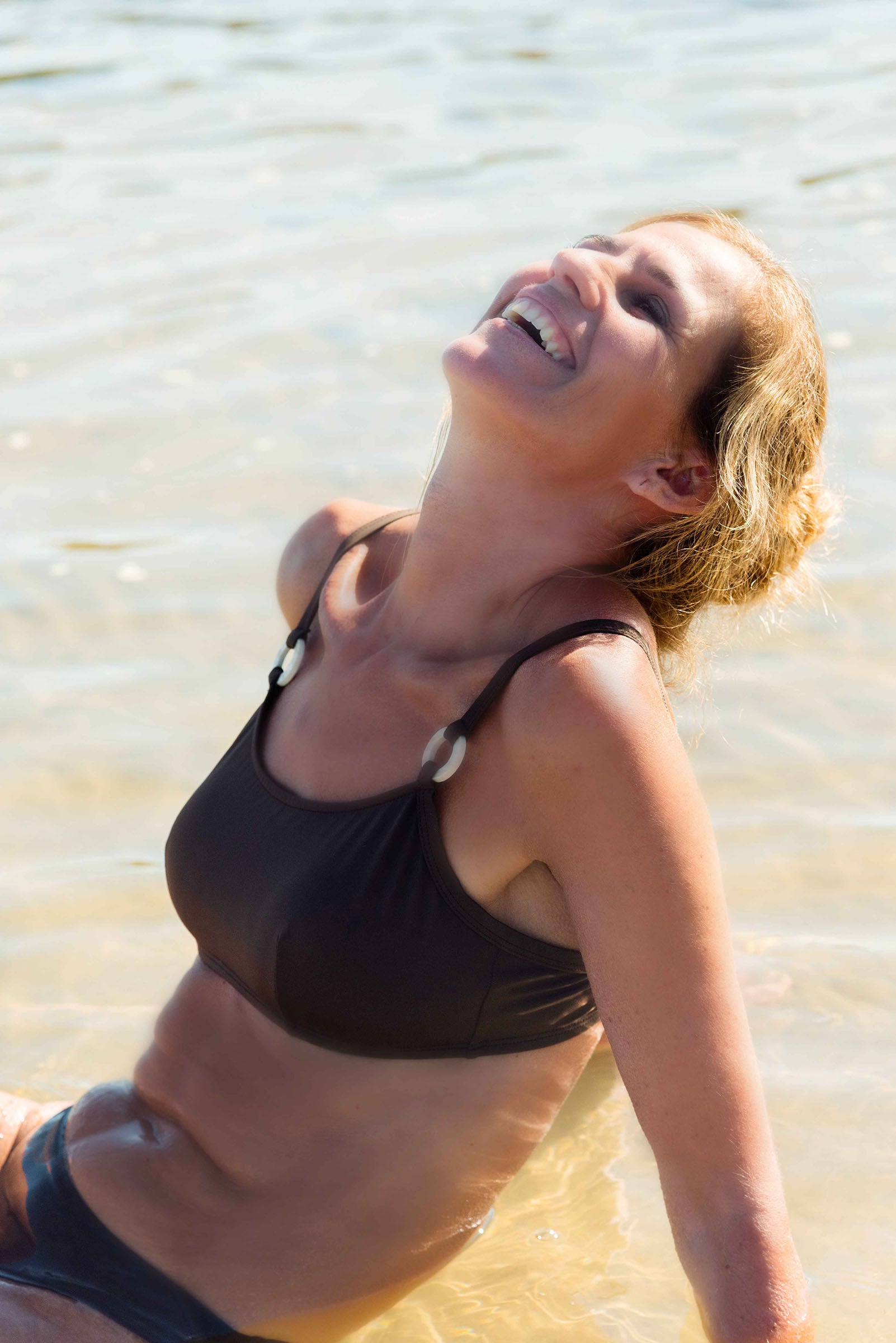 GUAMPA BROWN BIKINI TOP