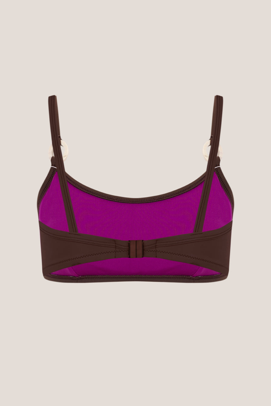 GUAMPA BROWN BIKINI TOP